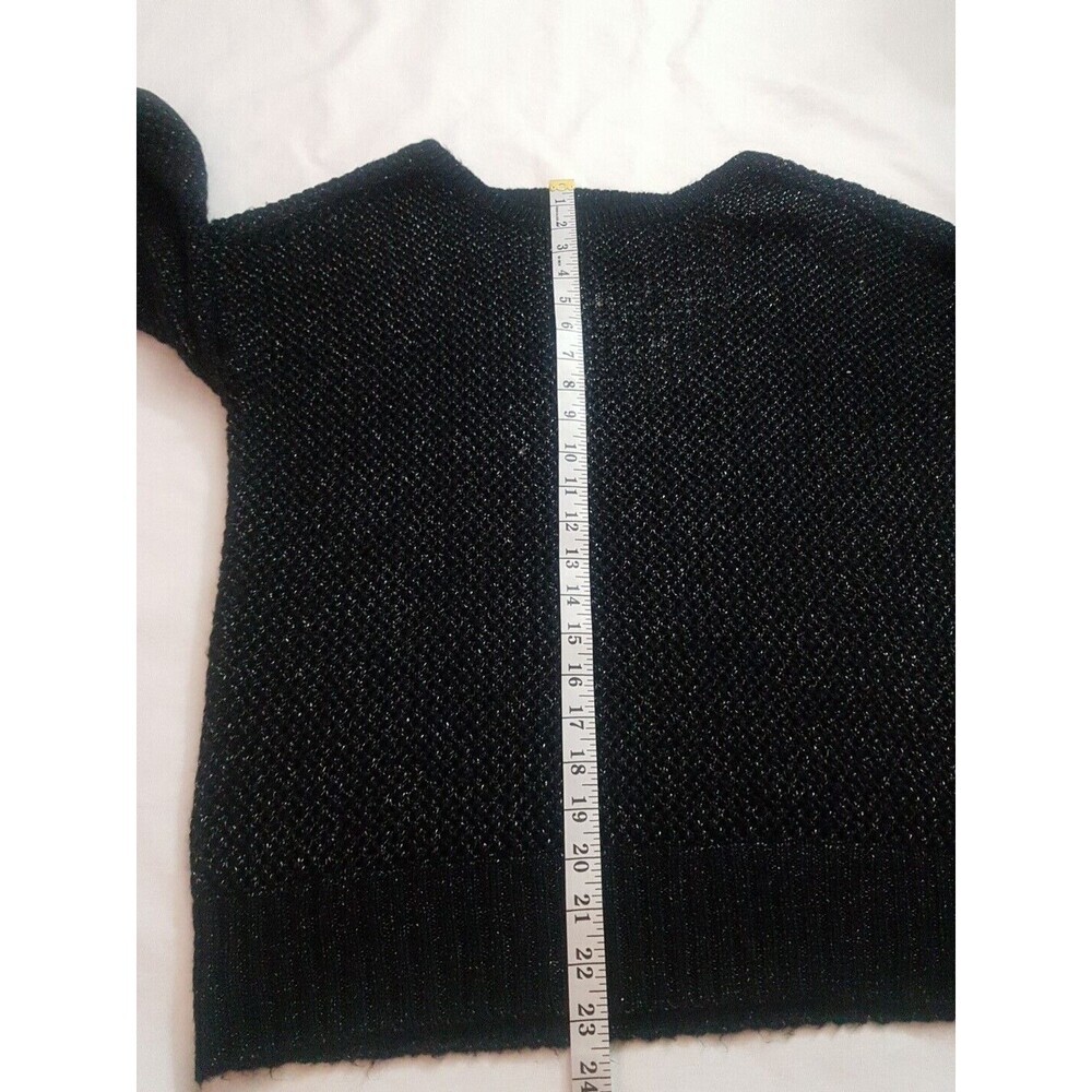 Jennifer Lopez Womens Sweater Size Medium Open Knit Beach Cover Up Edgy punk - Picture 12 of 15